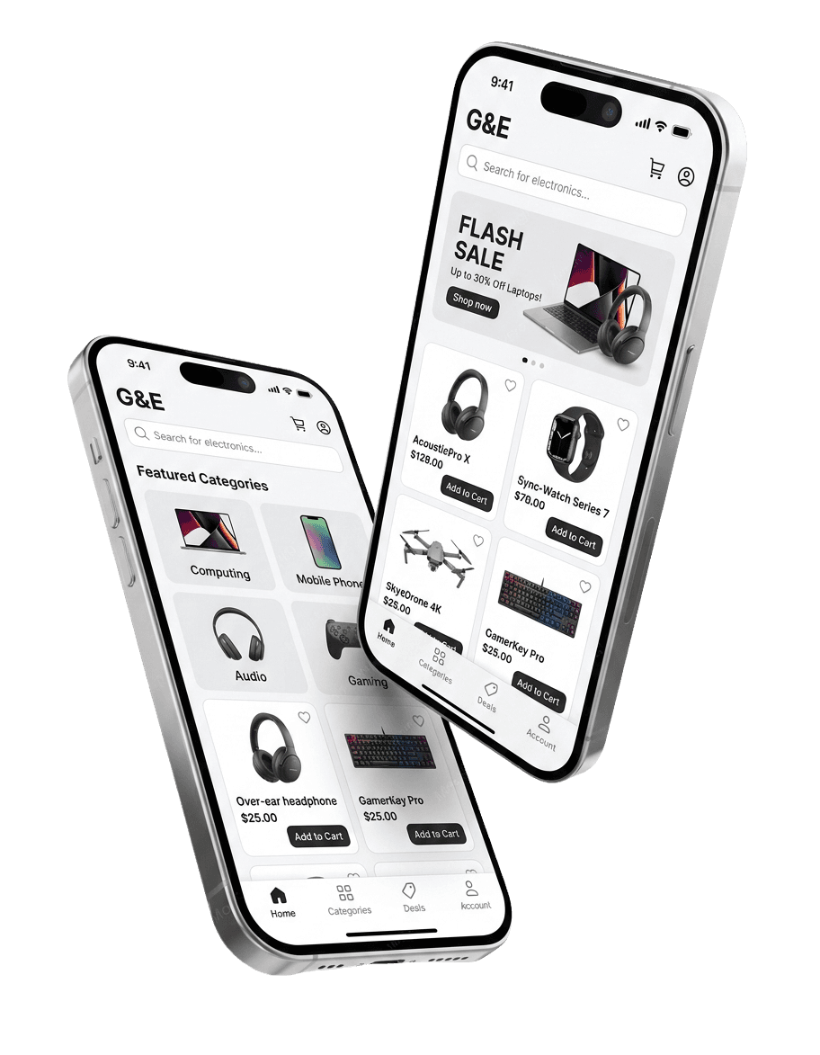 Mobile app showcase
